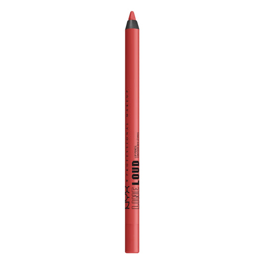 NYX PROFESSIONAL MAKEUP Line Loud Lip Liner, Longwear and Pigmented Lip Pencil with Jojoba Oil & Vitamin E - Rebel Red (Warm Red) Beauty & Personal Care NYX PROFESSIONAL MAKEUP