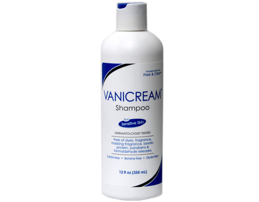 Vanicream Shampoo for Sensitive Skin, Dermatologist Tested, Free of Dyes, Fragrance, Parabens and Formaldehyde Releasers, Sulfate-Free, 12 fl oz (Pack Beauty & Personal Care Vanicream