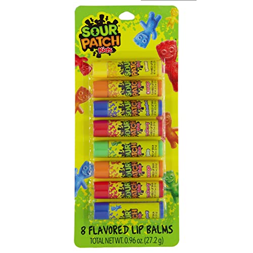 Taste Beauty Sour Patch Kids 8 Pack Lip Balm Beauty and Personal Care Taste Beauty