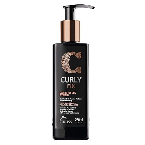 Truss Curly Fix - Leave-in Curl Defining Cream - Medium Hold, Controls Frizz and Reduces Volume for Defined Curls All Day Beauty & Personal Care TRUSS