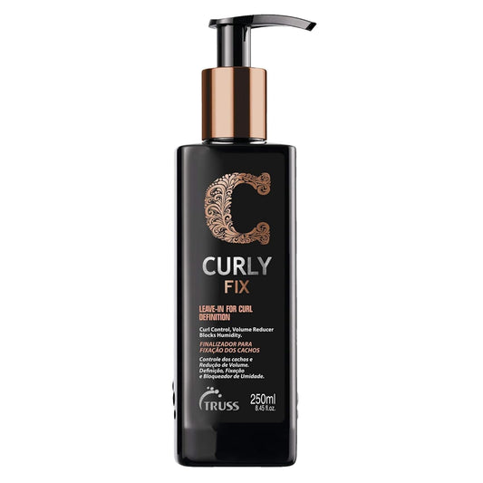 Truss Curly Fix - Leave-in Curl Defining Cream - Medium Hold, Controls Frizz and Reduces Volume for Defined Curls All Day Beauty & Personal Care TRUSS