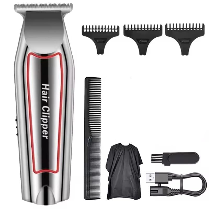 Hair Trimmer Electric Beard for Men Clipper Cutter Machine Haircut Grooming Kit with 3 Guide Combs Beauty and Personal Care GLESVOWIO