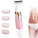 Electric Shaver Trimmer for Women Full Body,Painless Lady Wet & Dry Electric Bikini Line Trimmer Body Hair Remover for Leg Underarm Eyebrow Public,USB Beauty & Personal Care Suparleny