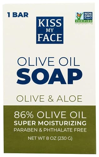 Kiss My Face Bar Soap Olive and Aloe - 8 oz Beauty & Personal Care Kiss My Face