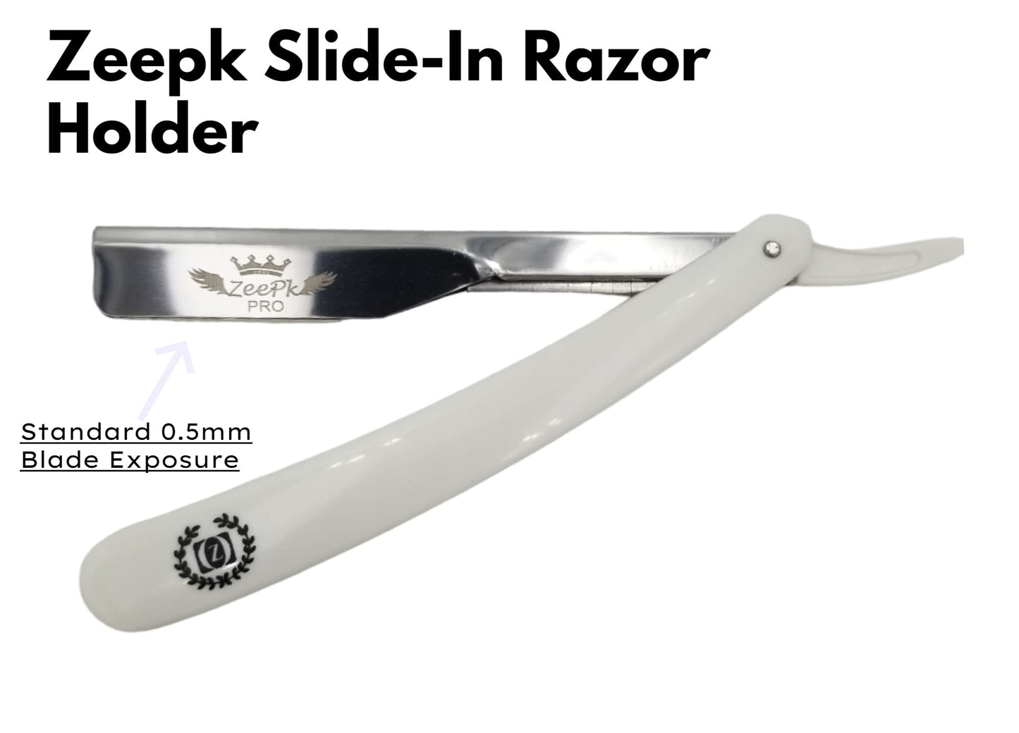 Razors For Men Shave Straight Razor Shaving Rasierer Rasurar Cuchilla Maquina RED + 10 Blades Disposable (White) Beauty and Personal Care Liberty Supply