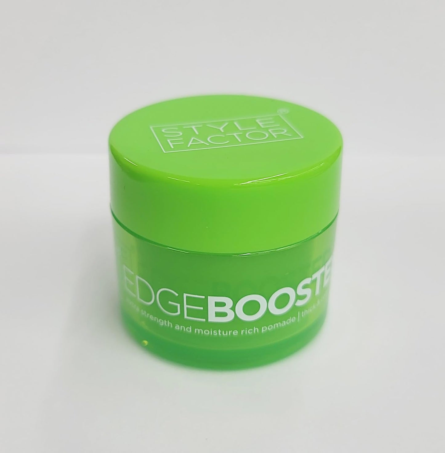 Style Factor Edge Booster Extra Strength and Moisture Rich Pomade 0.85oz Mini Travel Size (0.85oz, Pack of 1, Emerald) Beauty & Personal Care Style Factor