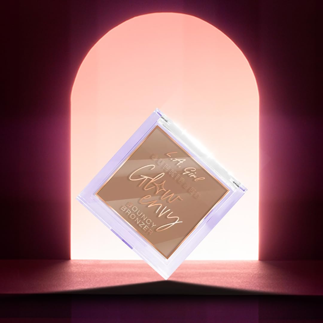 L.A. GIRL Glow Envy Bouncy Bronzer for Women, Sunkissed Glow Bronzer for Makeup with Goodness of Jojoba Oil, Squalene, & Vitamin E, Long-Wearing Beauty & Personal Care L.A. Girl
