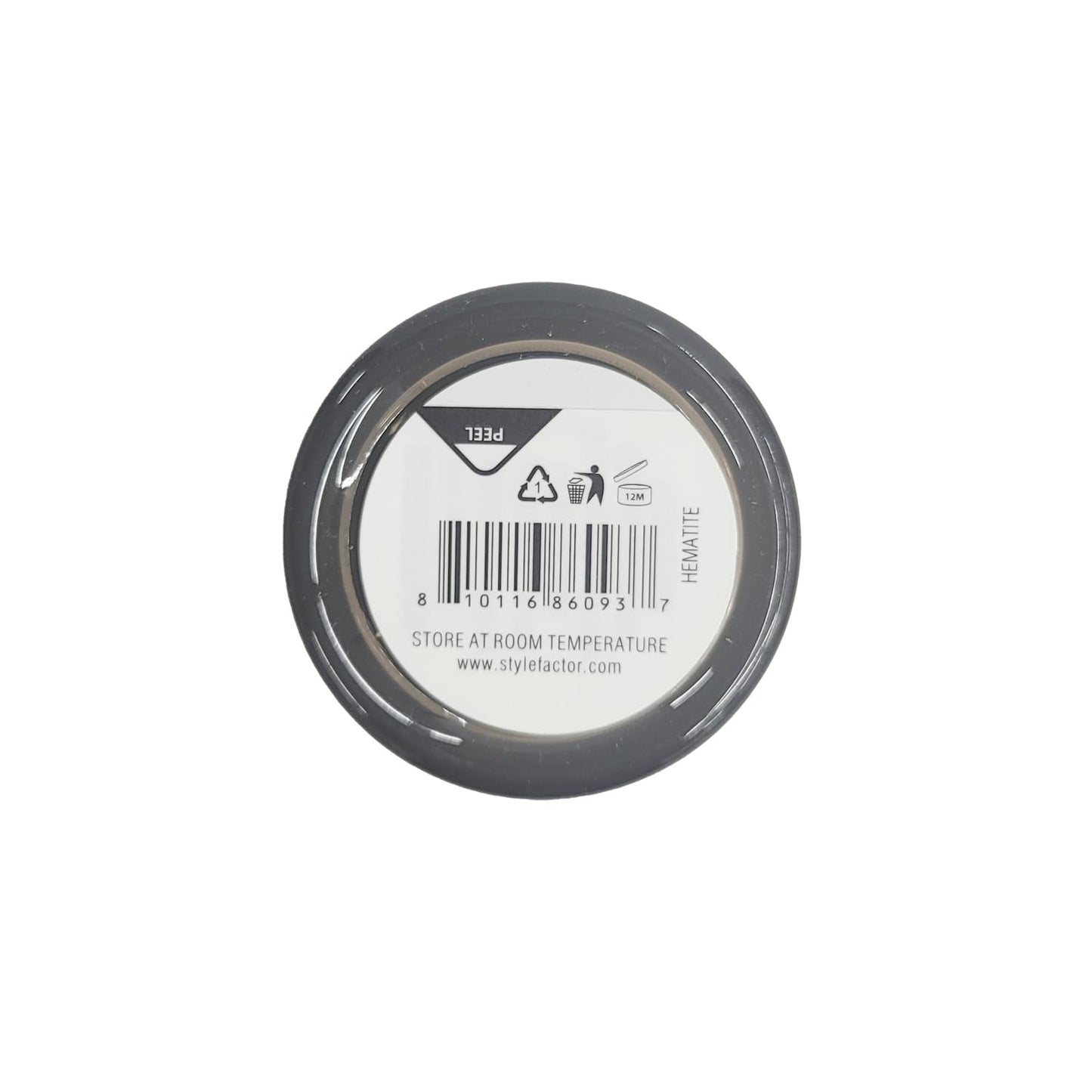 Style Factor Edge Booster Extra Strength and Moisture Rich Pomade 0.85oz Mini Travel Size (0.85oz, Pack of 1, Hematite) Beauty & Personal Care Style Factor