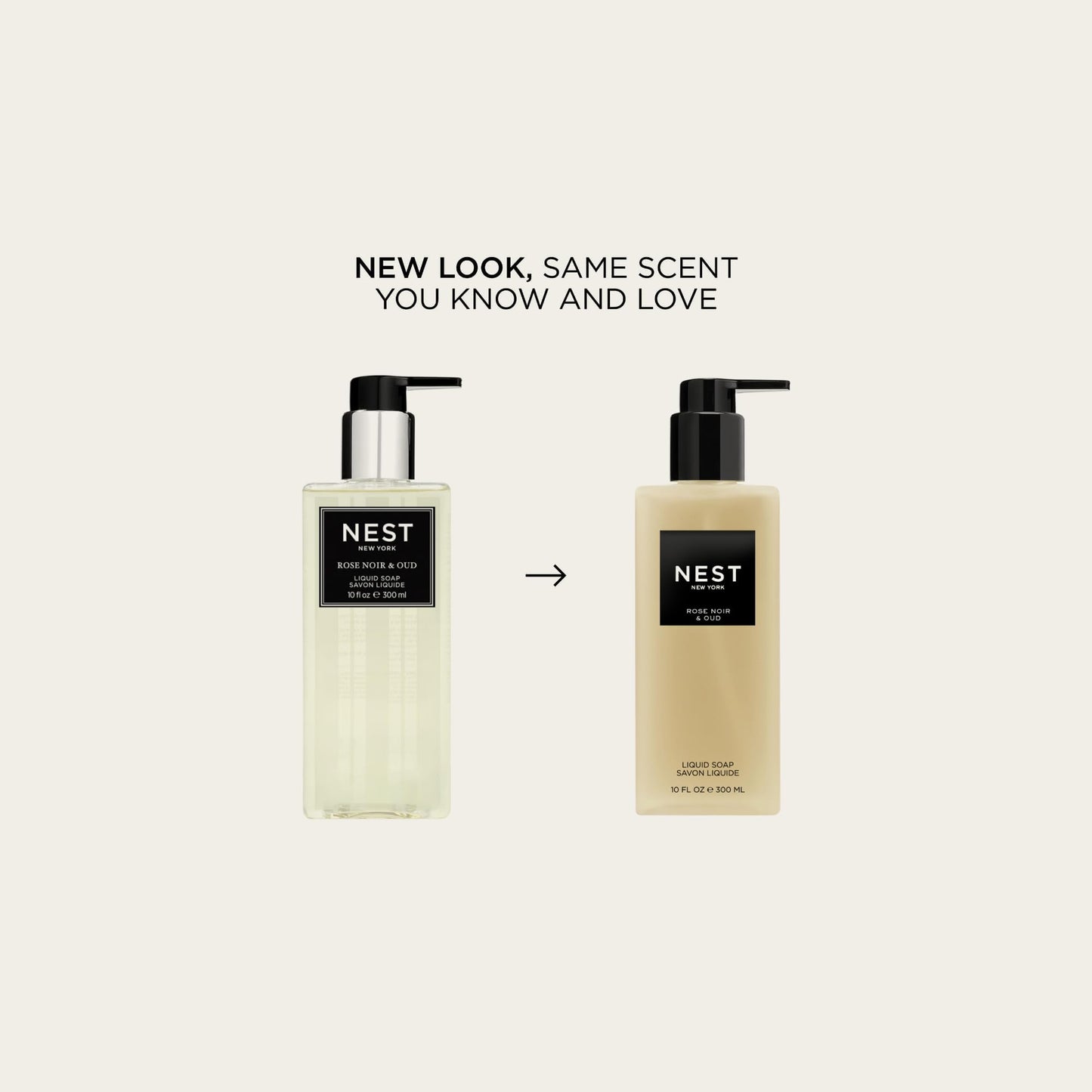 NEST New York Liquid Soap, Rose Noir & Oud - 10 fl oz - Cleanses & Nourishes Skin - Approx. 300 Pumps Per Bottle - Gluten Free & Cruelty Free Beauty & Personal Care NEST New York
