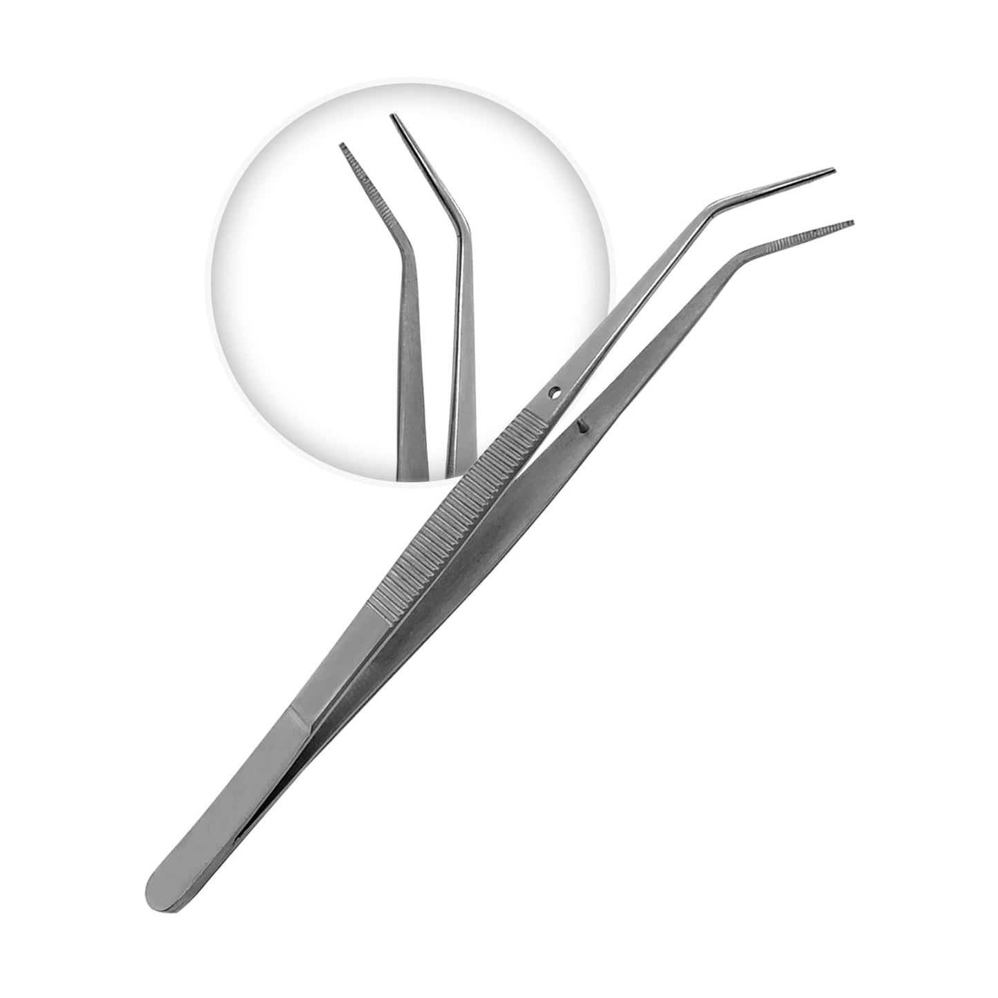 Fine Point - Micro Tweezers Forceps - Splinter Remover Pliers Stainless Steel Straight & Curved, Sets (6 pcs Set (3Str/3cud)) Beauty and Personal Care SURGICAL ONLINE