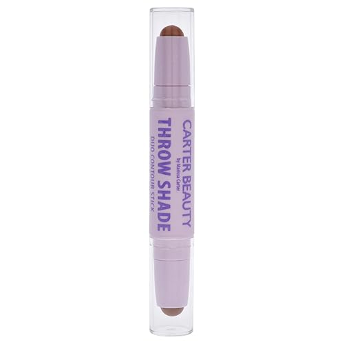 Carter Beauty By Marissa Carter Throw Shade Duo Contour Stick- Adds Definition To The Face - Conceals And Corrects The Complexion - Easily Blendable Beauty & Personal Care Carter Beauty