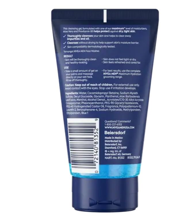 MAXIMUM HYDRATION FACE WASH Beauty & Personal Care Nivea Body