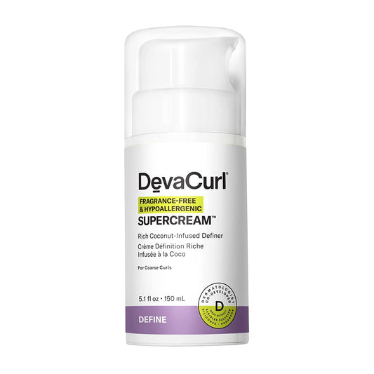 DevaCurl SuperCream Rich Coconut-Infused Definer, Fragrance Free & Hypoallergenic Beauty and Personal Care DevaCurl Default Title