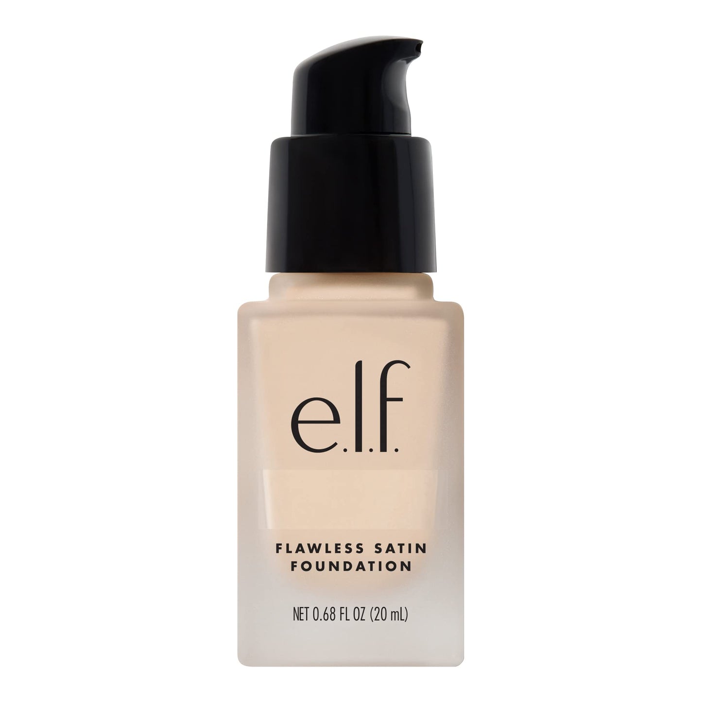 e.l.f. Flawless Satin Foundation, Lightweight & Medium Coverage, Semi-Matte Finish, Vegan & Cruelty-Free, Pearl, 0.68 Fl Oz (20mL) Beauty & Personal Care e.l.f.