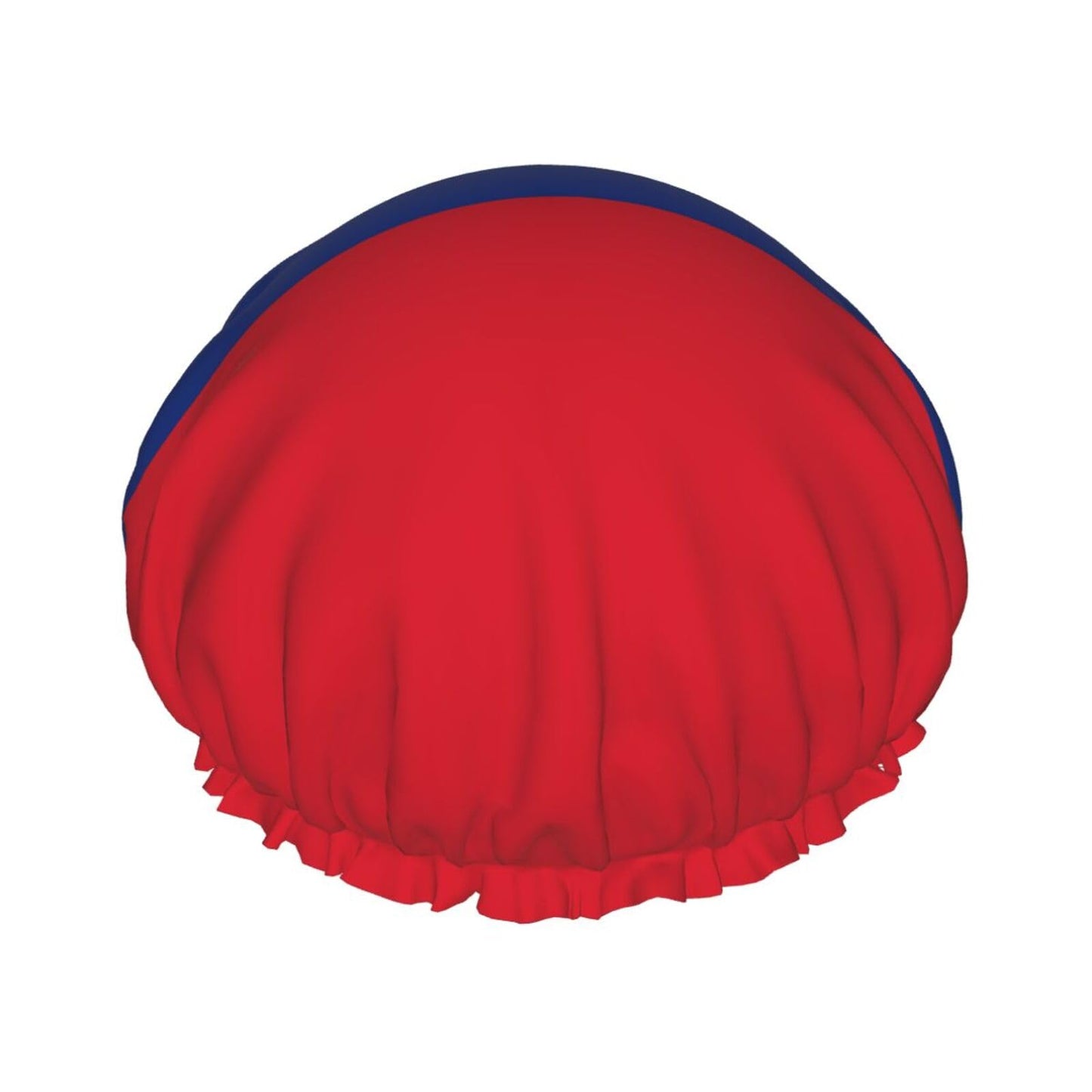 Liechtenstein Flag Prints Shower Cap Double Layer Lined Waterproof Bathing Shower Hat Beauty and Personal Care Hayyett