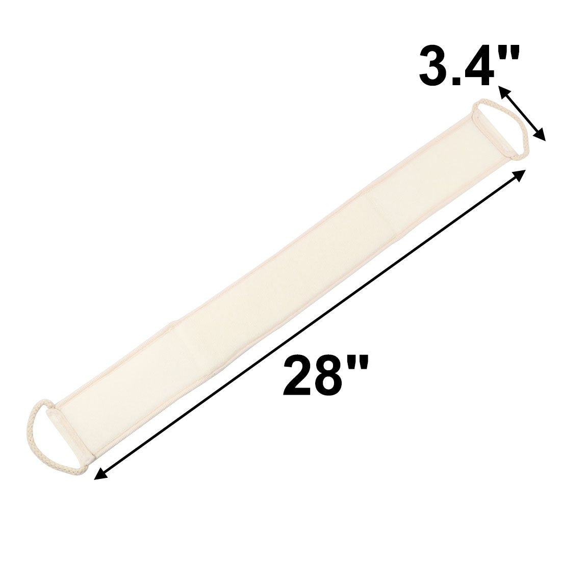 Ruilogod Polyester Household Bathroom Body Bathing Tool Back Scrubber Pad 71cm Long Beige (id: 51e e83 5f4 c2e 783 Beauty and Personal Care Ruilogod