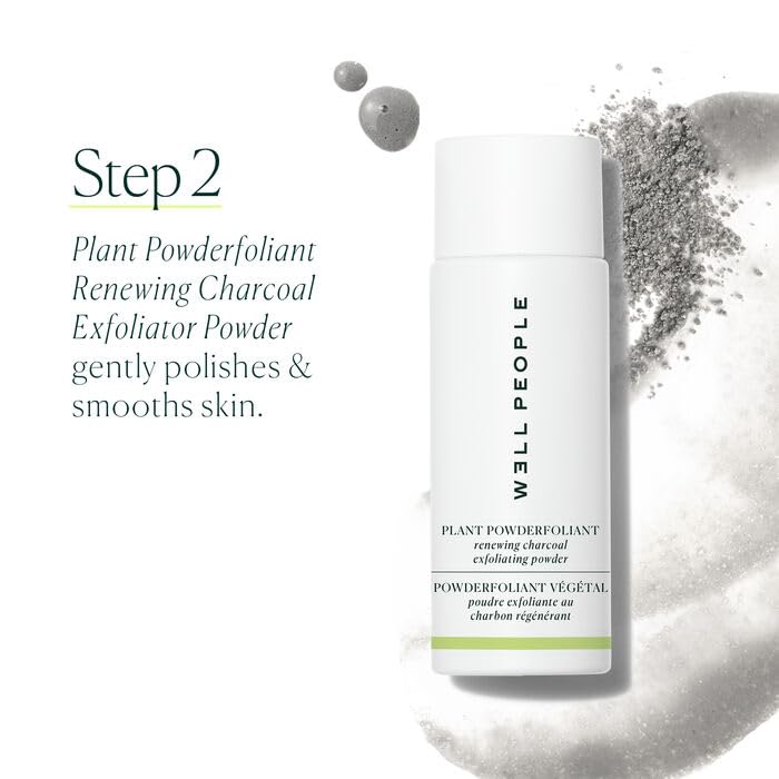 Well People Plant Power Skincare Starter Mini Set, Step-by-Step Skincare Kit For Cleansing, Hydrating, Exfoliating & Nourishing, Vegan & Cruelty-free Beauty & Personal Care Well People