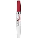 Maybelline Super Stay 24, 2-Step Liquid Lipstick Makeup, Long Lasting Highly Pigmented Color with Moisturizing Balm, Keep Up The Flame, Red, 1 Count Beauty & Personal Care MAYBELLINE