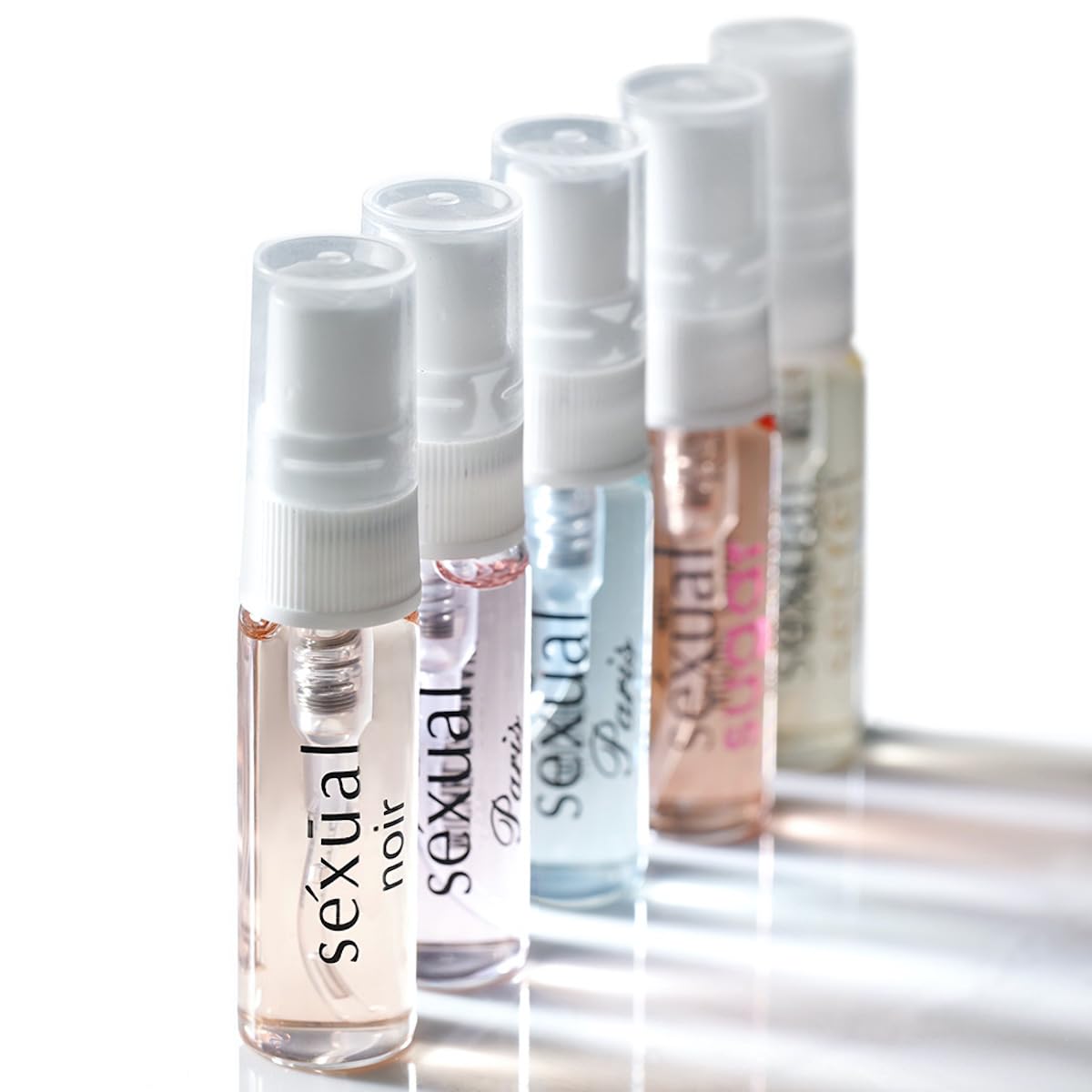 Michel Germain Sexual Discovery Set for Her, Women's Perfume, 5 x 0.07 Fl Oz Vials, Floral & Gourmand Perfumes for Her Beauty & Personal Care Michel Germain