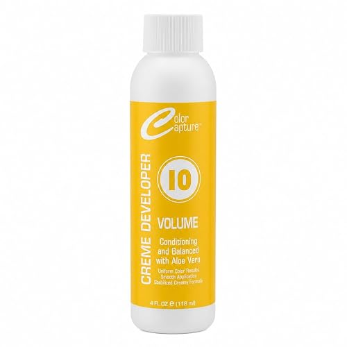 COLOR CAPTUR 10 Volume Cream Hair Developer - Color Activator for Toning & Glossing | Paraben-Free, Cruelty-Free, Made in USA | ISO & GMP Certified | Beauty & Personal Care COLOR CAPTURE