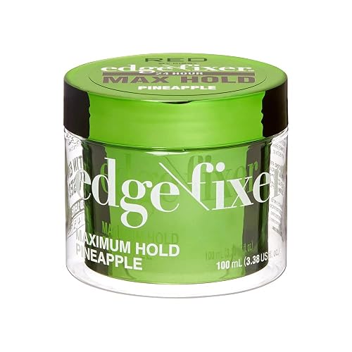 Red by Kiss Edge Fixer Hair Shine Gel, 24 Hour Max Hold, Non-Flaking, Biotin B7 Infused, Natural Styling, Professional Edge Control Wax, Perfect Beauty & Personal Care Red by Kiss