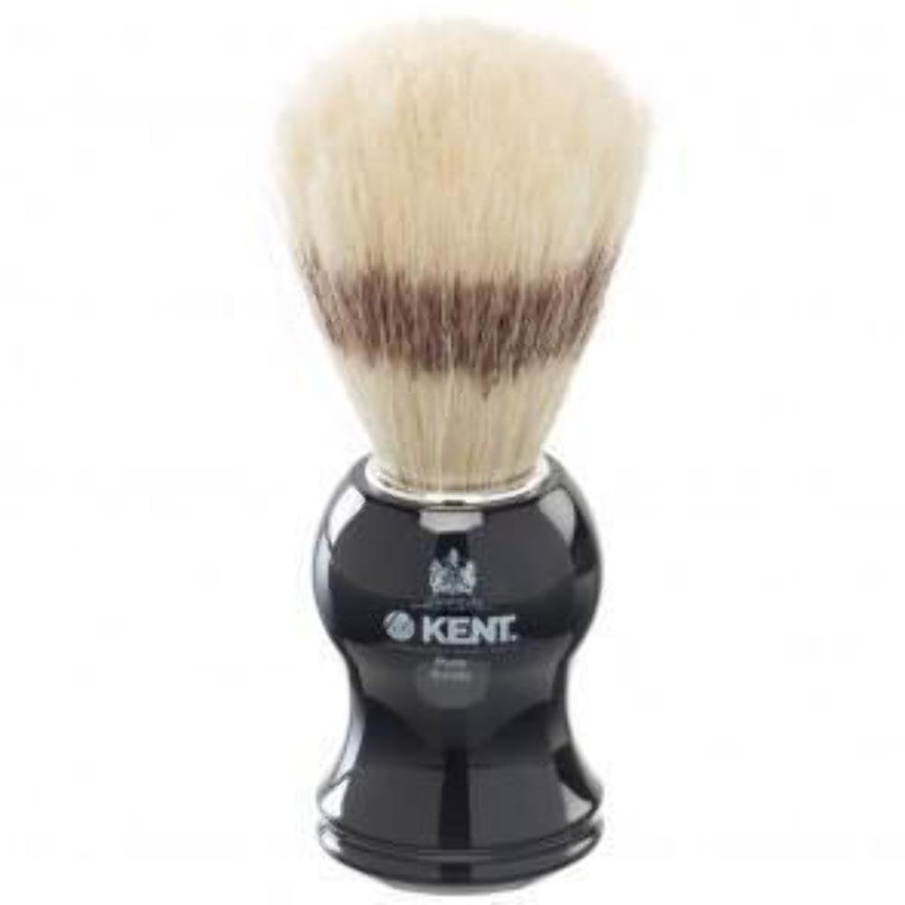 Kent VS60 Natural Badger Bristle Black Socket Shaving Brush for Men for Safety Razor, Shaving Razors for Men. Perfect Lather Shaving Brush for Shave Beauty and Personal Care KENT