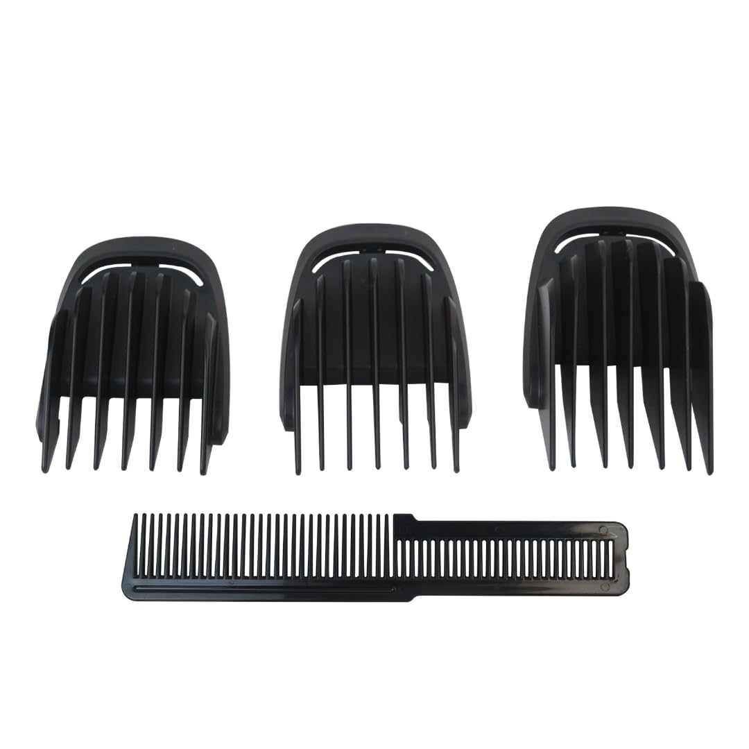 Zafina-UP 3 Piece Set (9mm 12mm 16mm) Haircut Blade Guards Replacement for Philips Norelco Multigroom MG3748 MG3750 MG3757, with Small Beard Comb Beauty and Personal Care Zafina-UP