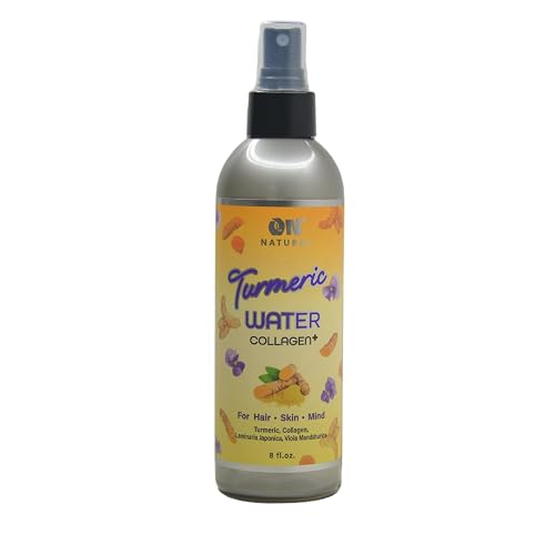 Turmeric Water Collagen Facial and Hair Mist, 8oz Facial and Hair Mist Beauty & Personal Care On Natural