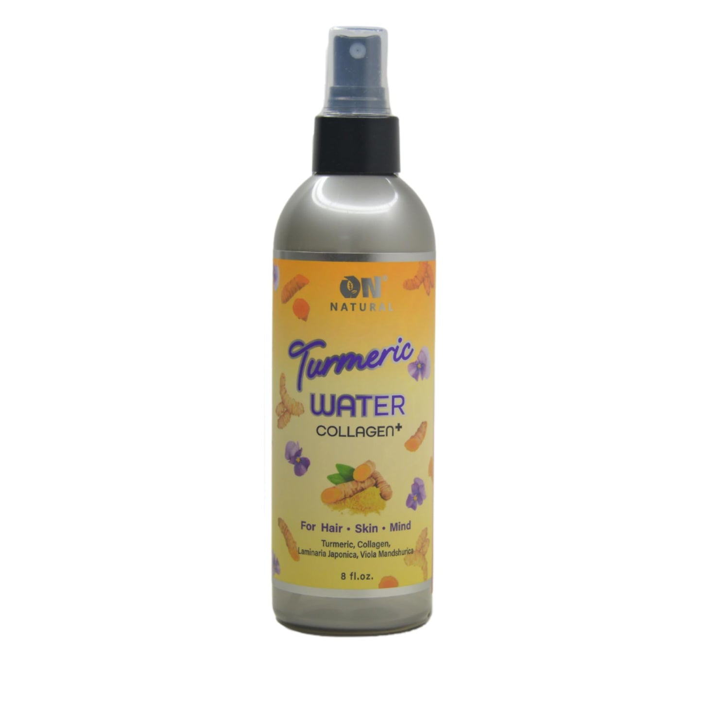 Turmeric Water Collagen Facial and Hair Mist, 8oz Facial and Hair Mist Beauty & Personal Care On Natural