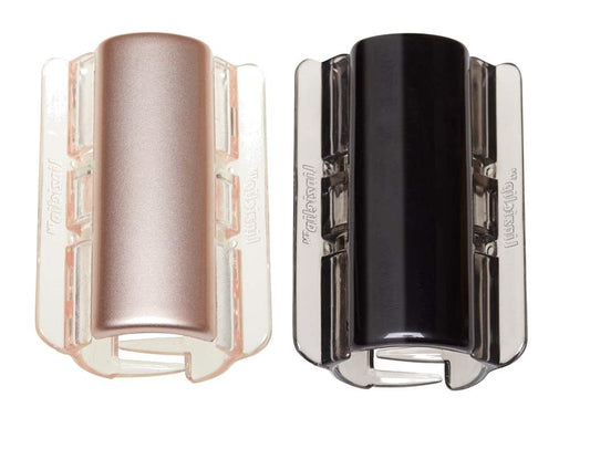 Linziclip Maxi Hair Jaw Clip, Rose Gold and Black, 2-Pack Beauty & Personal Care Allure Style Accessories