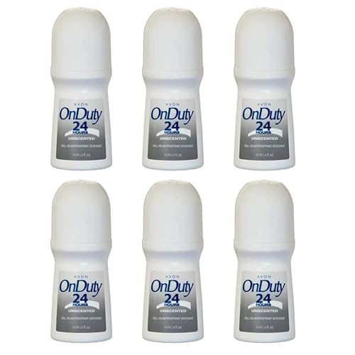 Roll On Deodorant On Duty 24hr Unscented - 6 pack Beauty & Personal Care AVON
