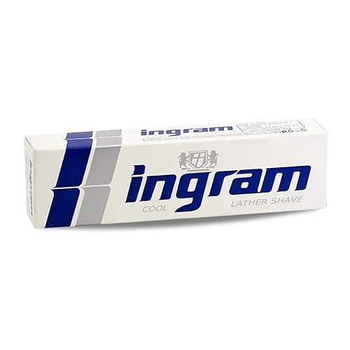 Lather Shave Cool Ingram Shaving Cream Tube 60g Glycerin Coconut Oil Made In Egypt ( 2 Pack = 4.23 oz / 120 gm ) Beauty & Personal Care bonballoon