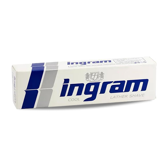 Lather Shave Cool Ingram Shaving Cream Tube 60g Glycerin Coconut Oil Made In Egypt ( 2 Pack = 4.23 oz / 120 gm ) Beauty & Personal Care bonballoon