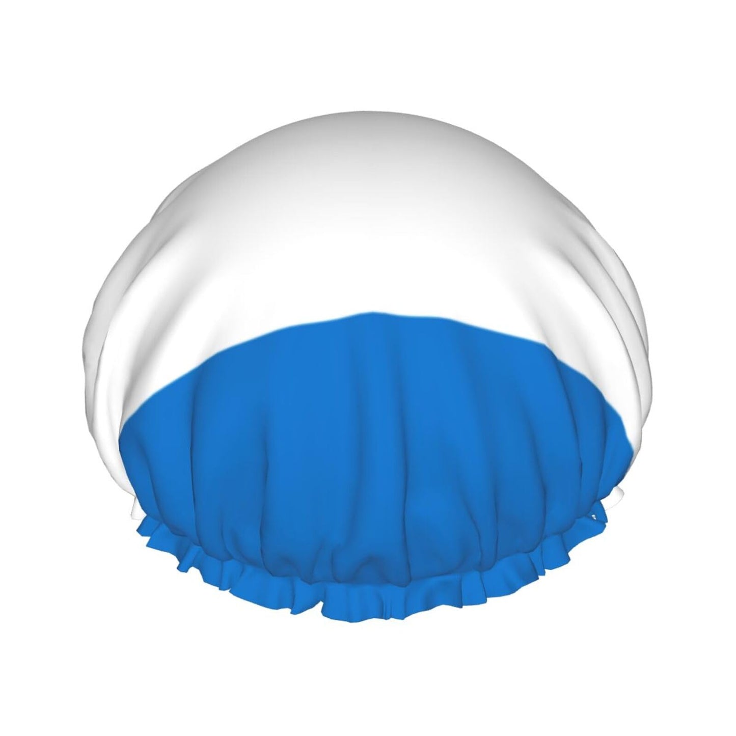 Sierra Leone Flag Prints Shower Cap Double Layer Lined Waterproof Bathing Shower Hat Beauty and Personal Care Hayyett