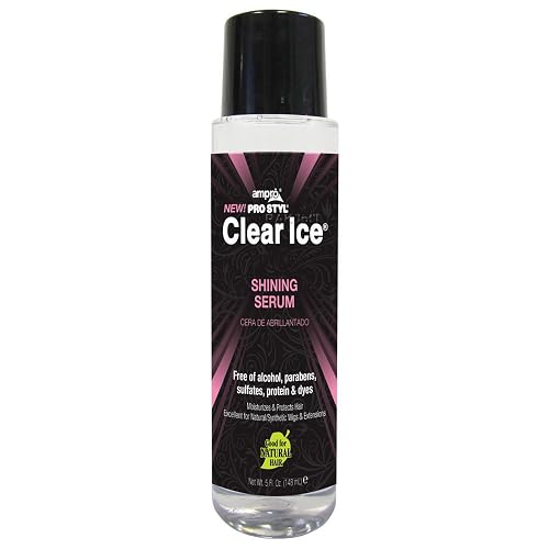 Ampro Pro Styl Clear Ice Shining Serum - Silky Hair Heat Protection 5 oz. Beauty & Personal Care AmPro
