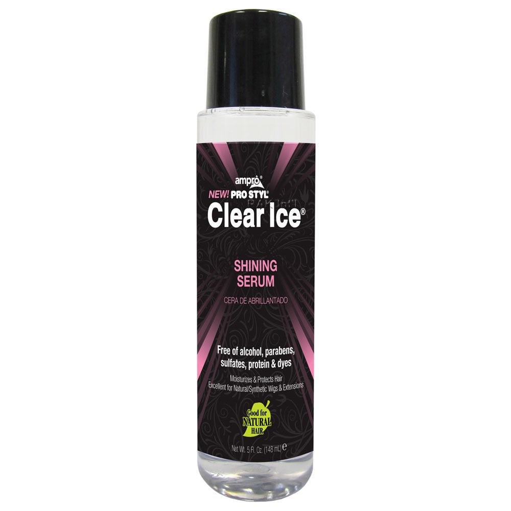 Ampro Pro Styl Clear Ice Shining Serum - Silky Hair Heat Protection 5 oz. Beauty & Personal Care AmPro