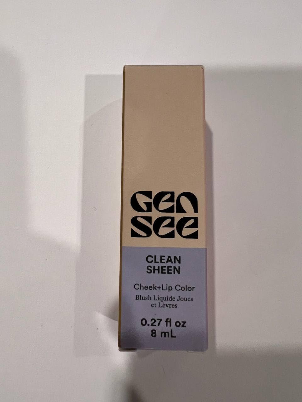 Gen See Clean Sheen Cheek + Lip Color - Lychee, 0.27 Fl Oz (Pack of 1) Beauty & Personal Care Gen See