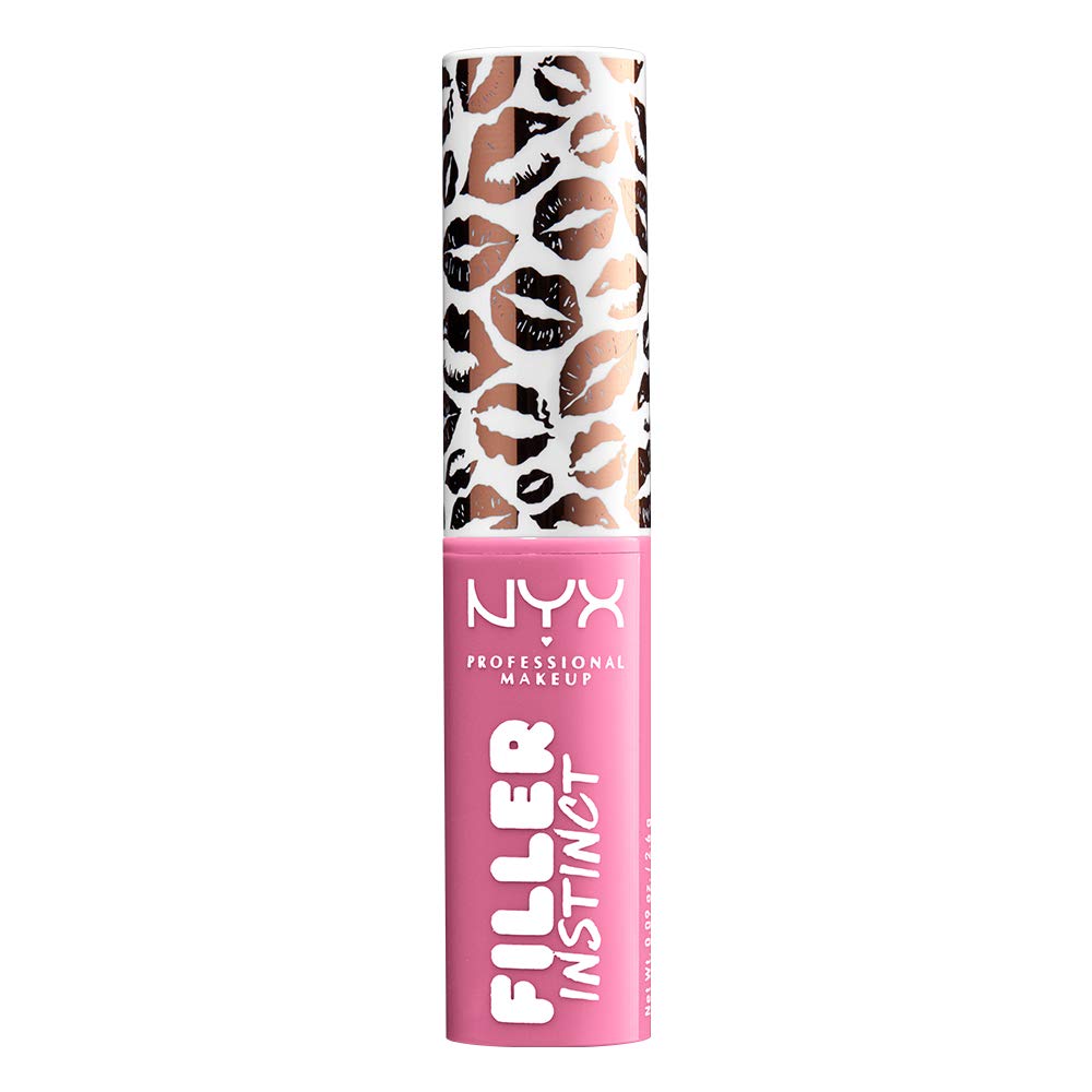 NYX PROFESSIONAL MAKEUP Filler Instinct Plumping Lip Color, Lip Balm - Miami Nights (Hot Pink) Beauty & Personal Care NYX PROFESSIONAL MAKEUP