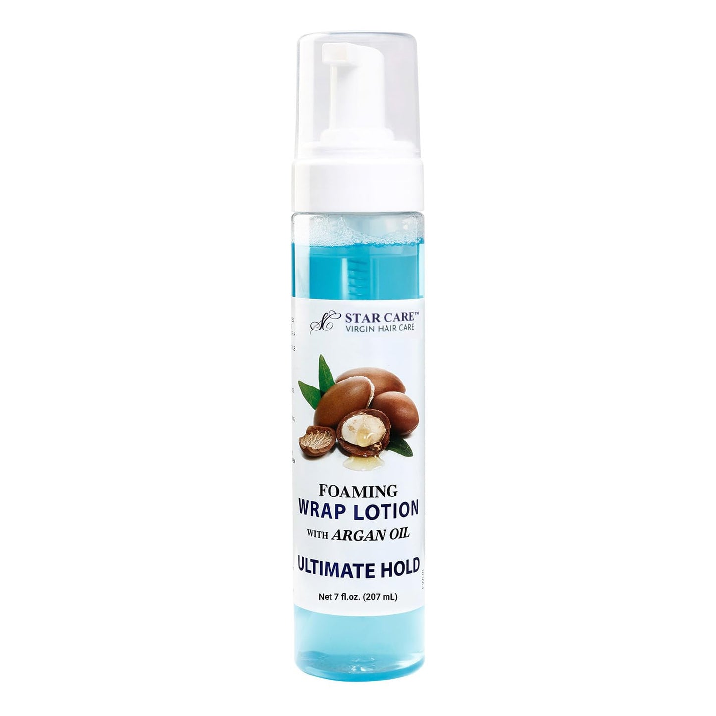 STAR CARE Foaming Wrap Lotion with Argan Oil Moisturizing Styling Foam for Long-Lasting Control, Volume & Shine for Natural Hair Lightweight Beauty & Personal Care STAR CARE