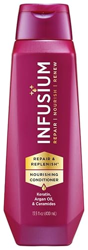 Infusium Repair and Replenish Nourishing Conditioner - Hair Conditioner with Keratin, Argan Oil, and Ceramides - Suitable for All Hair Types - 13.5 oz Beauty & Personal Care Infusium