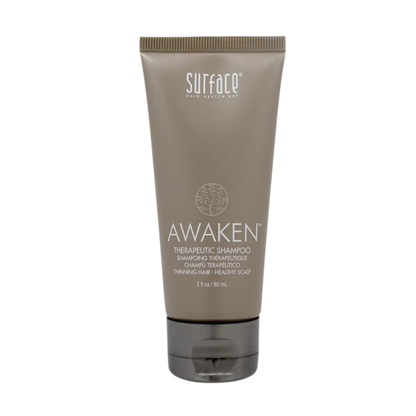 SURFACE Hair - Awaken Therapeutic Shampoo - Natural Ingredients for Thinning Hair and a Healthy Scalp - 2 fl oz Beauty & Personal Care SURFACE