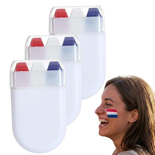 Face Paint Stick, Washable National Flag Face Paint Stick for 2026 Football Rugby Baseball Soccer, Eye Black Face & Body Paint for Outdoors Game Beauty & Personal Care AprYew