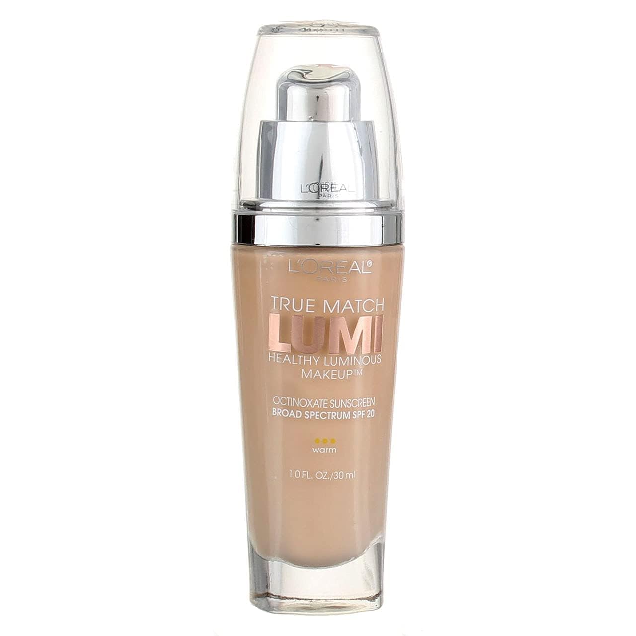 L'Oreal Paris True Match Lumi Healthy Luminous Makeup, W1-2 Porcelain Light Ivory, 1 fl; oz. Beauty & Personal Care L'Oreal Paris