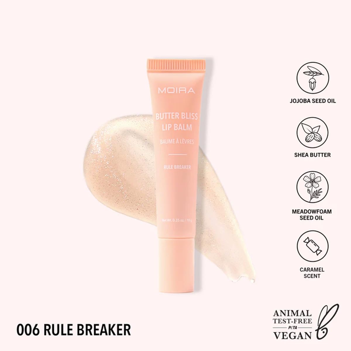 Moira Butter Bliss Lip Balm (006, Rule Breaker) Beauty & Personal Care Moira