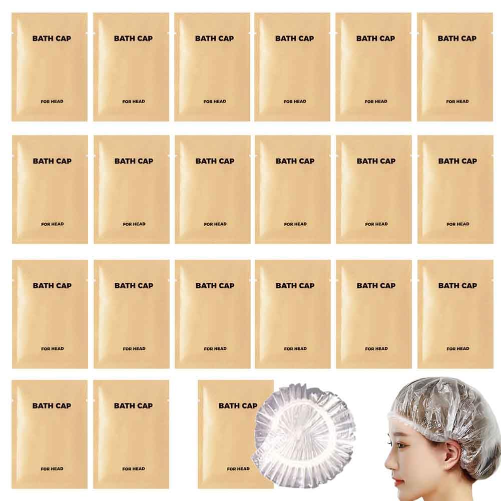 50Pcs Luxury Portable Hygienic Disposable Shower Caps Individually Wrapped Beauty and Personal Care KkttpGingmen