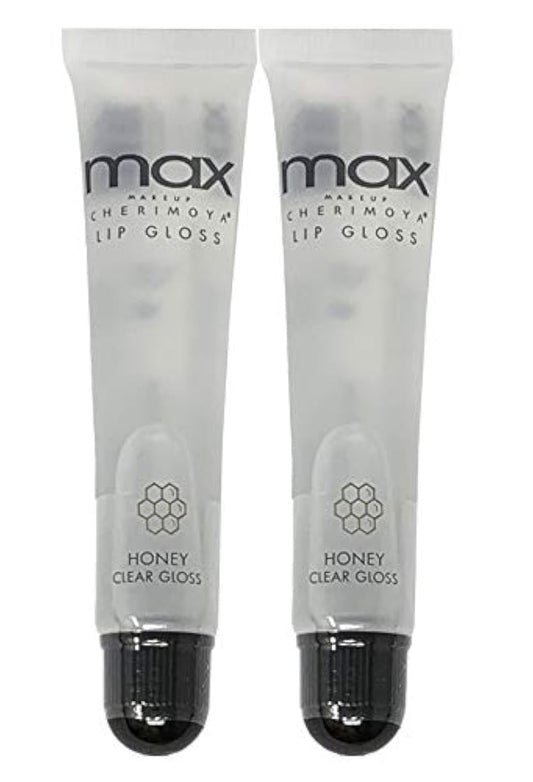 Cherimoya (2Pack) MAX Makeup Lip Polish HONEY Clear Gloss Beauty & Personal Care Cherimoya