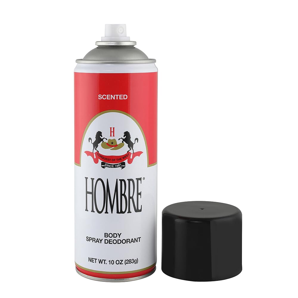 Hombre Red Deodorant Spray 10oz 283g With 80% More Product! (1 Pack) Beauty and Personal Care HOMBRE
