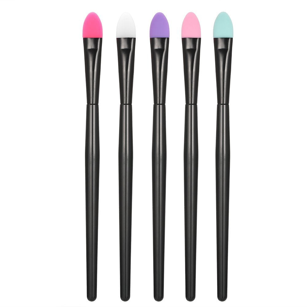 5pcs Silicone Makeup Brush Set Anself Professional Eyeshadow Brush Kit Mask Moisturizers Applicator Makeup Tools Beauty & Personal Care Decdeal