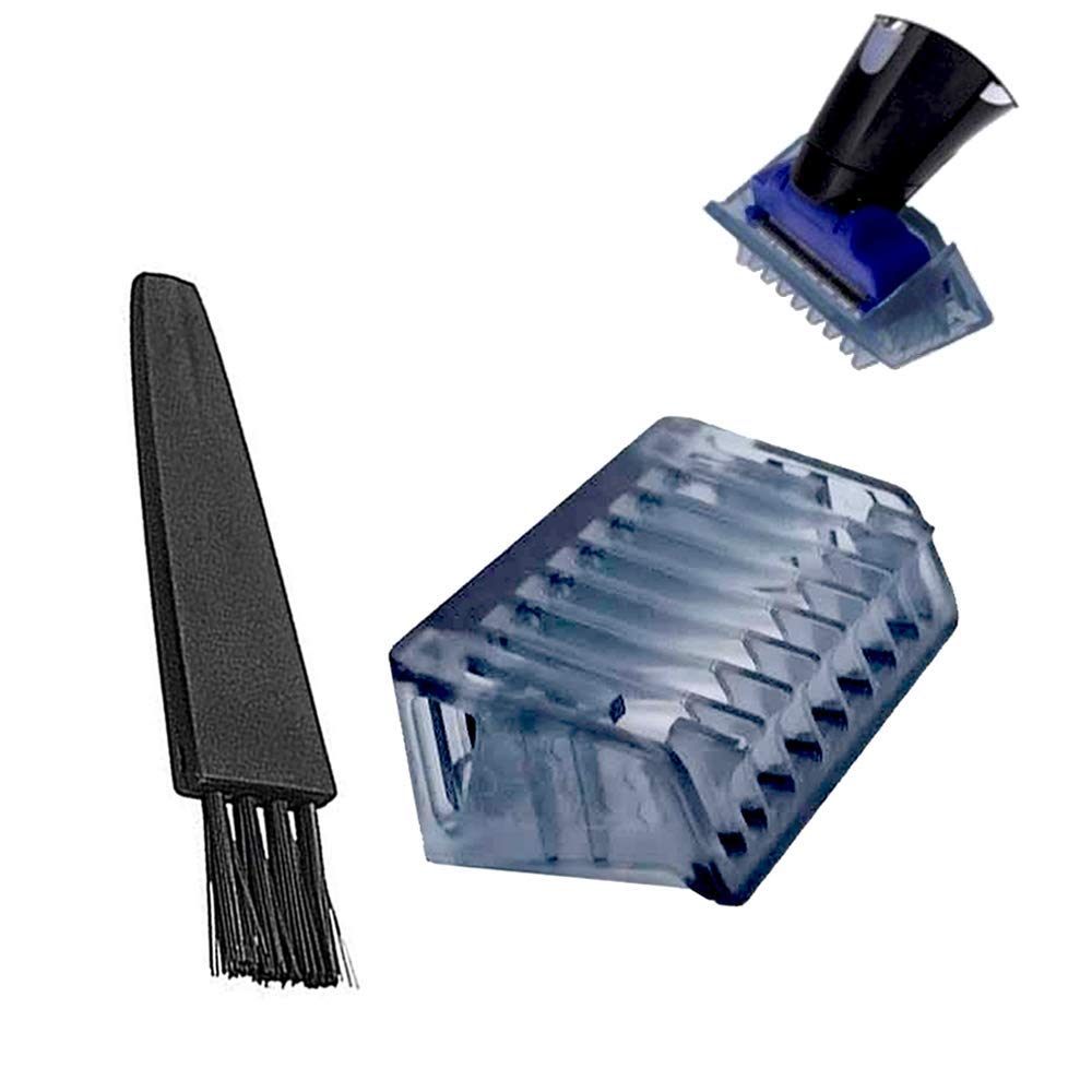 Replacement Shaver Comb for Men's Rechargeable Full Body Hair Trimmer Shaver and Groomer Solo Shaver Trimming Comb (5mm+Brush) Beauty and Personal Care INVODA
