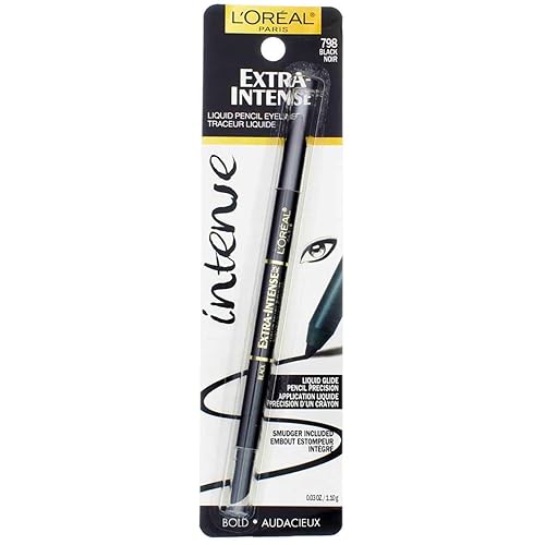 L'Oréal Paris Extra-Intense Pencil Eyeliner, 798 Black (Pack of 2) Beauty & Personal Care L'Oreal Paris